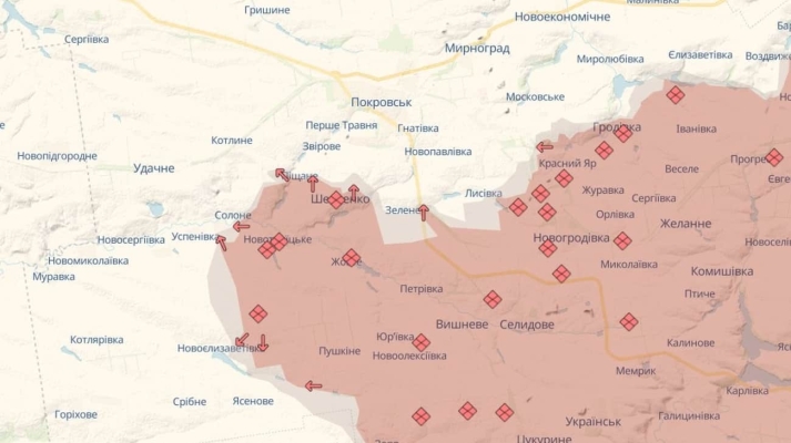 DeepState: Ворог окупував Новооленівку та Сторожеве   