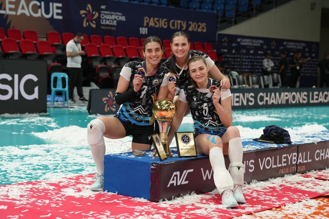Три українські волейболістки виграли Лігу чемпіонів Азії