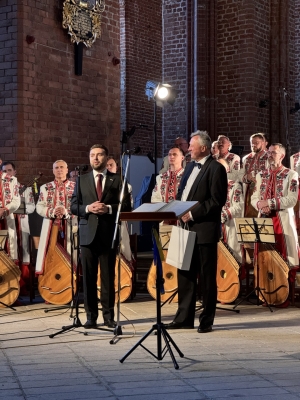 У Ризі з благодійним концертом виступила капела бандуристів імені Майбороди