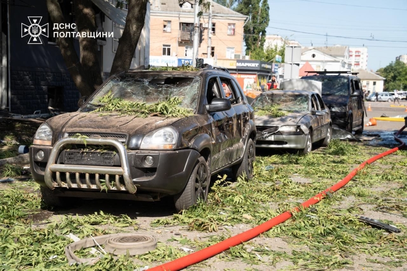 4 липня в Полтаві оголошеном Днем жалоби за загиблими внаслідок атаки дронів